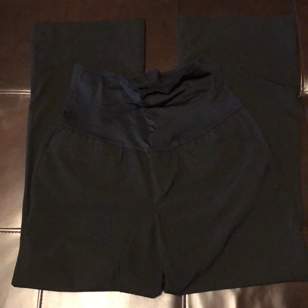 Gap Maternity black bootcut dress pants